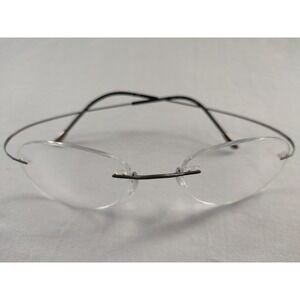 Silhouette 7799 Titan Minimal Art Rimless Eyeglasses Frame Gunmetal 21-150